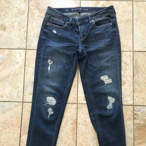 WHBM Girlfriend Distressed Jean size 4